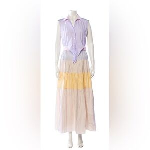 Sandro chambray long dress